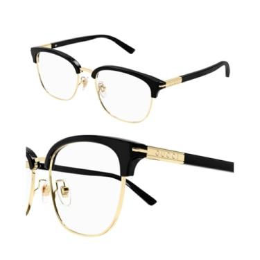 Imagem de Gucci GG1901OA Clubmaster Shape Lettering Logo Óculos com kit de óculos de luxo eSHADES