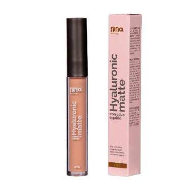 Imagem de Corretivo Líquido Nina Make Up Hyaluronic Matte Cor 0,5 - Nina makeup