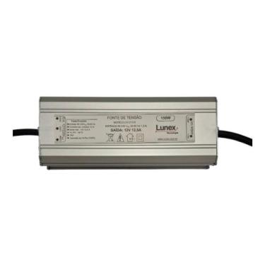 Imagem de Fonte De Tensão Blindada 150w Ip67 12,5a Lunex Lx1213-s - Lunex Tecnol