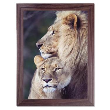 Imagem de Quadro Leão de Judá Família de Leões Leoa Filhotes moderno decorativo 