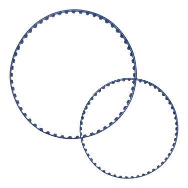 Imagem de 2un. Substituição Correia Limpador de Piscina para Polaris 360 380, Poliuretano 9-100-1017 Pequeno e Grande Kit Substituição Correia do Limpador Piscina Compatível com Polaris 360 380