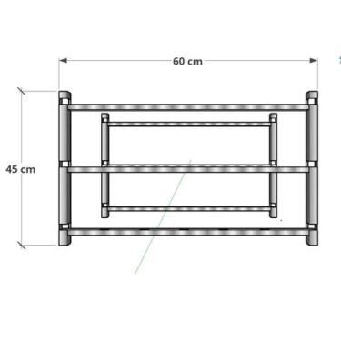 Imagem de Suporte para Churrasqueira Reforçado - WR Steel, 60cm