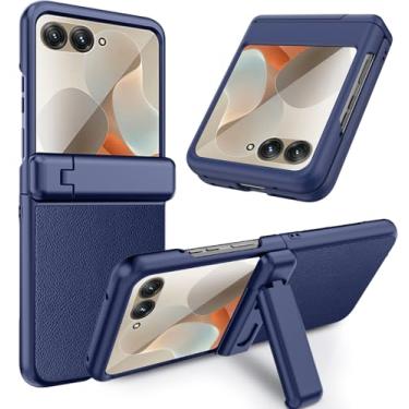 Imagem de NINKI Capa para Motorola Razr 2025/2024 com protetor de tela, suporte protetor de dobradiça, grau militar, à prova de quedas, ultrafina, à prova de choque, resistente, Razr 60/50, capa para Moto Razr