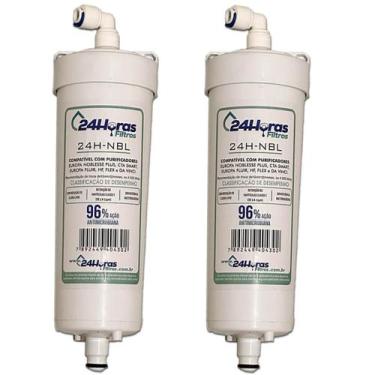 Imagem de Kit 2 Filtro Refil Compatível Purificador Europa Davinci - 24 Horas Fi