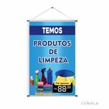 Imagem de Banner pronto Produto de Limpeza BA 592 medida 45x70 cm arte pronta