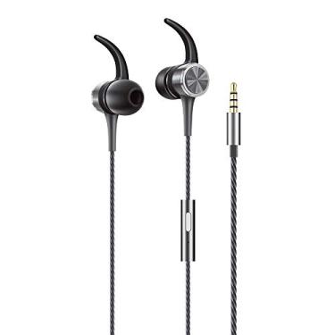 Imagem de Geonav Fone de Ouvido Flex com Fio, Intra Auricular, com Microfone, Imãs nas Cápsulas, 1.2 metros, ESFNSG, Preto