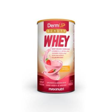 Imagem de Dermup Beauty Whey 450g Iogurte de Morango - Maxinutri