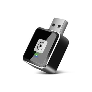 Imagem de ViaBecs Adaptador CarPlay sem fio atualizado 2025 para iPhone, design mini USB/tipo C, atualizações OTA, conexão rápida para iOS 10+, Wi-Fi de banda dupla