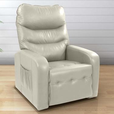 Imagem de Poltrona Reclinável Para Descanso Rodes Corino Bege