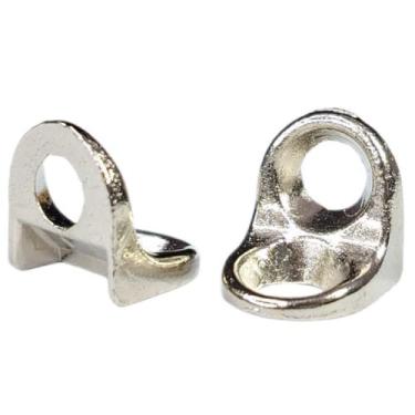 Imagem de Cantoneira Suporte Niquelada Móveis 2 Furos 100 Pçs + Paraf. - Paraiso