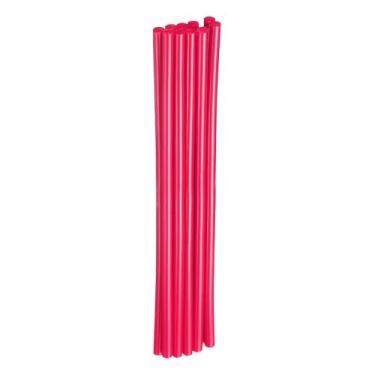 Imagem de HARFINGTON 10 peças de bastões de cola quente de 0,7 cm de diâmetro x 25 cm de comprimento EVA, mini cola adesiva Hot Melt para pistola de derretimento a quente, madeira, plástico, vidro, flores