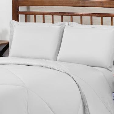 Imagem de Kit Edredom King 3 Peças Margarida Cobertor Super Macio Diversas Cores (Branco)