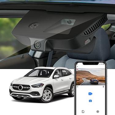 Imagem de Fitcamx Câmera veicular 4K adequada para Mercedes-Benz GLA 250 4MATIC 2015-2023 H247 X156 (HD2-6030), estilo de fábrica OEM, vídeo UHD 2160P, conexão WiFi e aplicativo, gravação em loop, sensor G