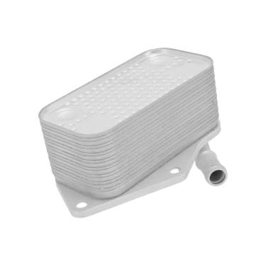 Imagem de TUCKBOLD Resfriador de óleo do motor para Volkswagen Jetta L5 2.5L 2005-2014 Refrigerador de óleo de transmissão Trans Cooler No.07K117021B Liga de alumínio 1 peça carro