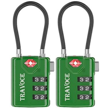 Imagem de Cadeados de bagagem aprovados pela TSA, fechaduras de viagem que também funcionam muito bem como fechaduras de academia, trava de caixa de ferramentas, mochila e mais pacotes com 1, 2, 4, 6 e 10