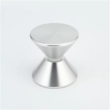 Imagem de Maçaneta para porta de vidro de banheiro, armário de exposição de porta de correr de cozinha, redonda, com furo único, m