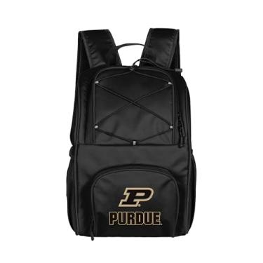 Imagem de Logo Brands NCAA Purdue Boilermakers Mochila térmica flexível com 24 latas – Forro à prova de vazamento, parte superior e alças de ombro – Cooler portátil para portas traseiras, praia e eventos ao ar