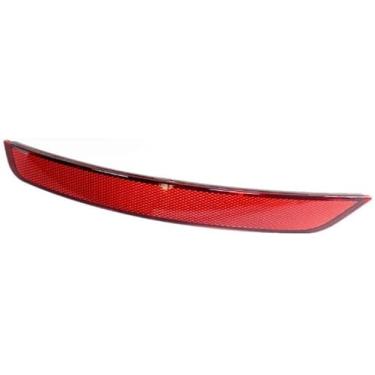 Imagem de DAT AUTO PARTS Substituição do conjunto de luz do marcador de luz refletora traseira esquerda do lado do motorista para Volkswagen Golf & GTI 2010 2011 2012 2013 2014 Volkswagen Golf & GTI Red Plastic