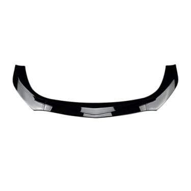 Imagem de Compatível com Mercedes Benz Classe A W177 2019-2022 A180 A200 A35 AMG Para-choque dianteiro Spoiler Proteção para para-choque dianteiro Pára-choques Surround(Glossy Black)
