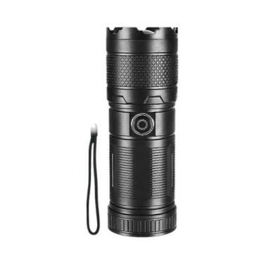 Imagem de Lanterna Tática LED Recarregável USB Super Brilhante Com Display De En