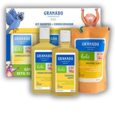 Imagem de Granado Kit, Shampoo, Condicionador e Refil Shampoo, Tradicional, 250ml