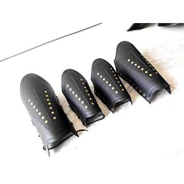 Imagem de THOR INSTRUMENTS Vambraço de armadura grega de couro romano colecionável, protetor de braço e perna GURD réplica PRO rústica vintage decoração de casa presentes