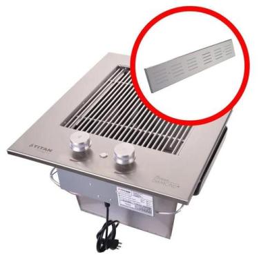 Imagem de Assador Grill de Embutir a Gás sem Tampa PREMIUM STG GRADE Titan, GN