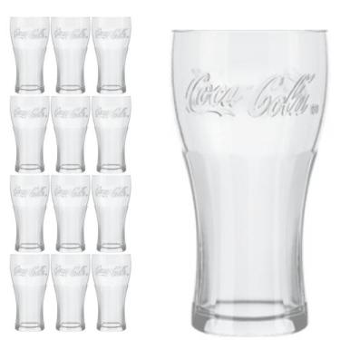 Imagem de Copo Coca-Cola Contour De Vidro 300ML Nadir Figueiredo 12Un - NADIR FI