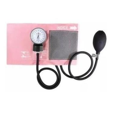 Imagem de Aparelho Medidor De Pressão Esfigmomanômetro Premium, Rosa