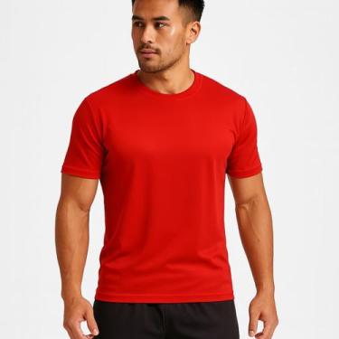 Imagem de Camiseta Masculina Basica 100% Algodão Dia a Dia, Trabalho, Treino, Ac