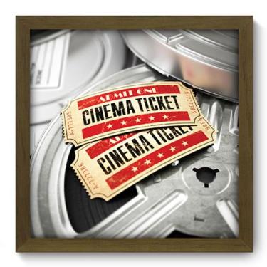 Imagem de Quadro Decorativo - Cinema - 33cm x 33cm - 039qdhm - Allodi
