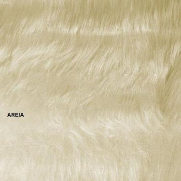 Imagem de Capas P/ Travesseiros Em Pelucia Pelo Alto - 50x70cm - S DECOR, AREIA