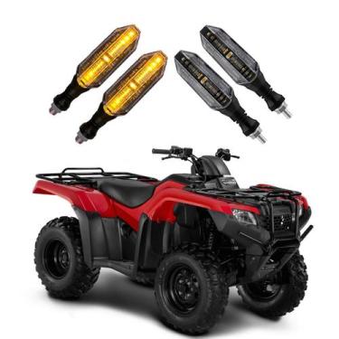 Imagem de Kit 4 Setas P26 Honda TRX 350 FOURTRAX TM QUADRICICLO 2004 2005 2006 2