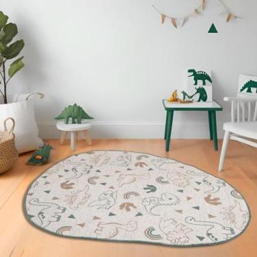 Imagem de Tapete Infantil Antiderrapante São João Natural / Bege / Verde