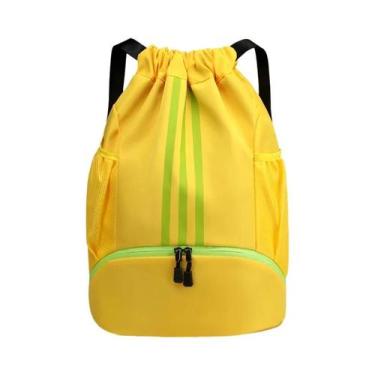 Imagem de Bolsa de Ginástica Unissex SEEARTU com Cordão - Mochila Fitness para B