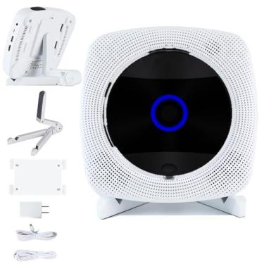 Imagem de DVD Player saída HDMI e AV para TV, Radio CD Player Portatil, Leitor de CD/DVD Externo Multifuncional, Alto-Falantes Duplos Integrados