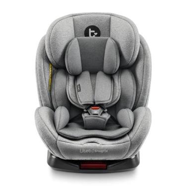 Imagem de Cadeira Para Auto Litet Snugfix 360o Com Isofix Cinza + Book