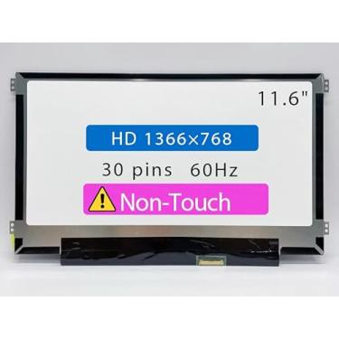 Imagem de Substituição LCD de 11,6 polegadas para Samsung ChromeBook 2 3 4 XE310XBA XE310XDA XE500C12 XE500C13 XE501C13 XE310XBA-K03US XE310XBA-K01US XE310XBA-K000 Painel de exibição de tela 2 EUA (HD 1366