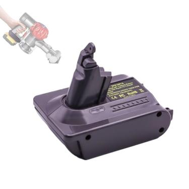 Imagem de Adaptador de bateria compatível com DeWalt 20 V, bateria compatível com aspirador de pó Dyson V6 SV03 SV04 SV06 DC58 DC59 DC61 DC62 DC72