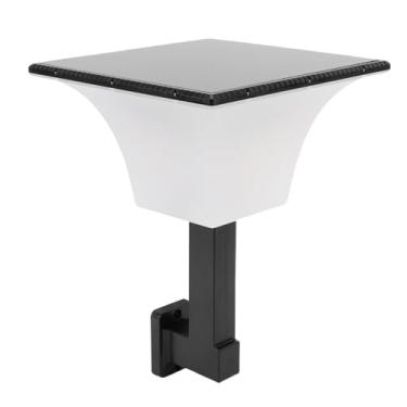 Imagem de ZJchao Luz Solar de Parede, Varanda Solar Ao Ar Livre Post Light Com 4 Modos de Iluminação Painel de 6w 6000mAh Bateria IP65 à Prova D'água para o Jardim da Via do Jardim (2311 luz quente)