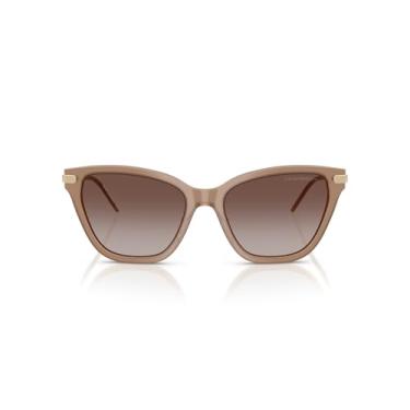 Imagem de Emporio Armani Óculos de sol feminino EA4251 Cat Eye, tundra opala brilhante/marrom gradiente, 54 mm, Tundra opala brilhante/marrom gradiente, 54 mm