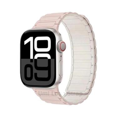 Imagem de Pulseira De Silicone Universal Para Apple Watch, Faixa Magnética Compa