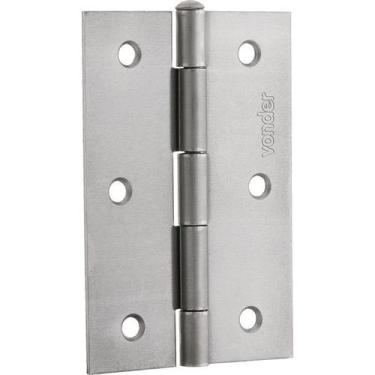 Imagem de Dobradiça para portas 3.1/2" ferro polido - Vonder