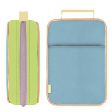 Imagem de ESTOJO C/ 72 DIVISÓRIAS P/LÁPIS TONS PASTÉIS ESTAMPAS SORTIDAS LEO&LEO