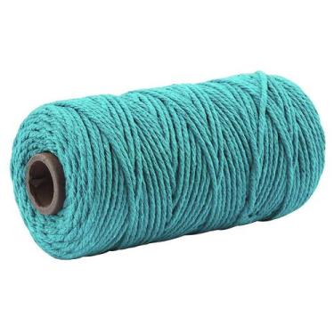 Imagem de Cordão de algodão macramé para pendurar na parede apanhador de sonhos 