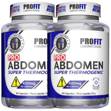 Imagem de 2X TERMOGÊNICO PRO ABDOMEN 60 CÁPSULAS PROFIT-Unissex
