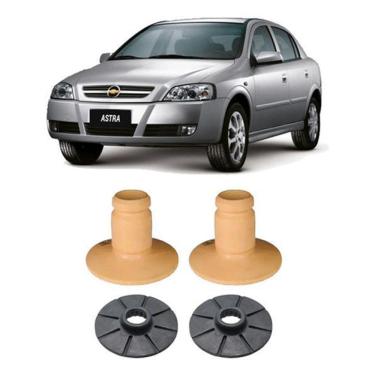 Imagem de 2 Kit Batente Calço Inferior Traseiro Astra 1999 2000 2001