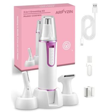 Imagem de Aparador de pelos nasais AREYZIN recarregável para mulheres e homens