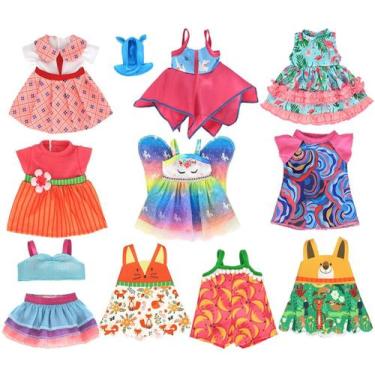 Imagem de Conjunto de roupas para bonecas ebuddy Fashion 10-14,5 polegadas e 10 