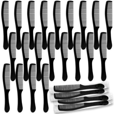 Imagem de Pentes de cabelo de plástico descartáveis, 100 pacotes embalados indiv